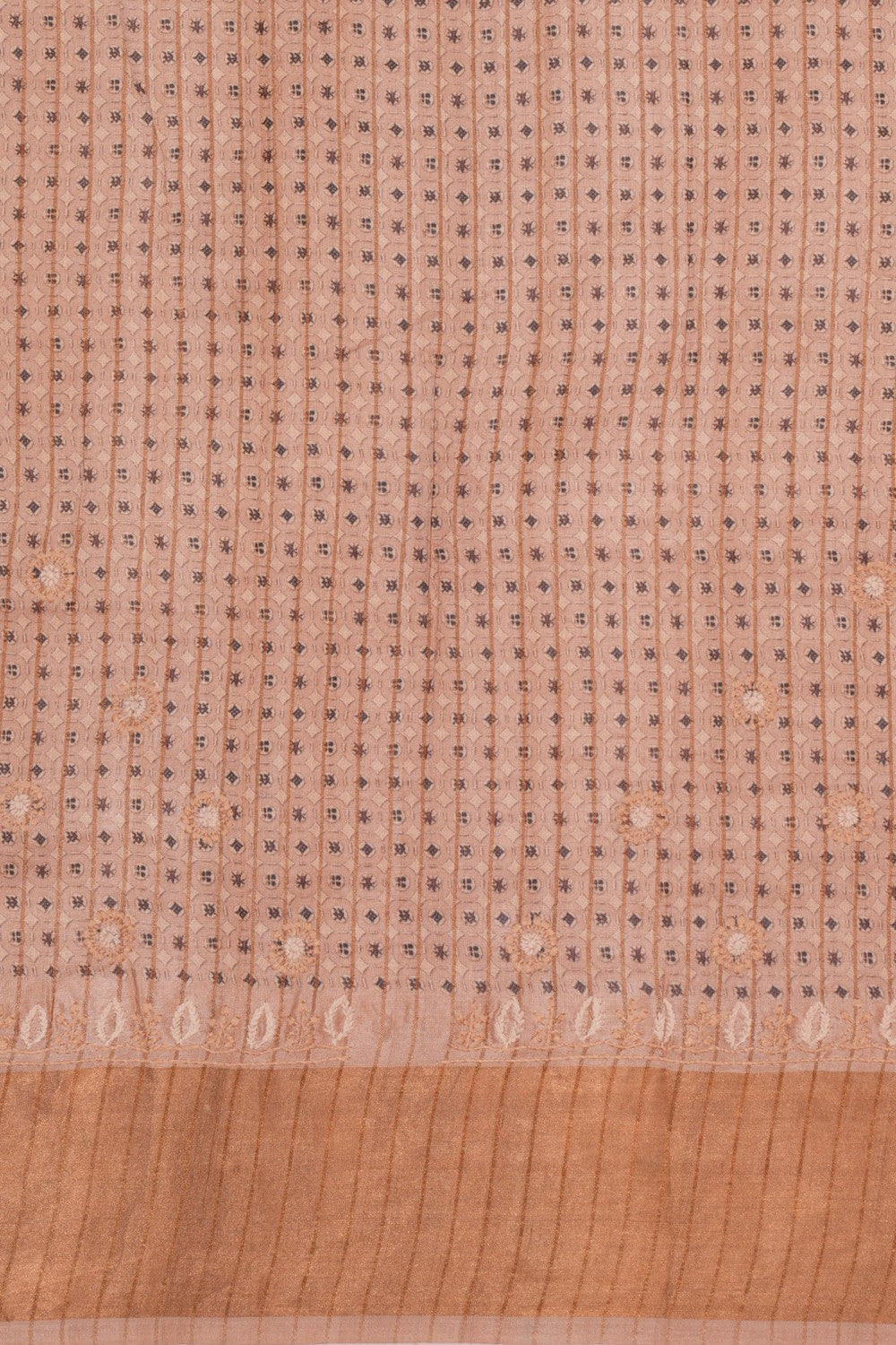 Image of Tussar Embroidery Saree